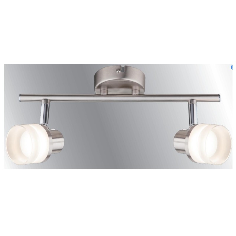 高電圧LEDスポットライト2、シリンダープラスチックシェード付き