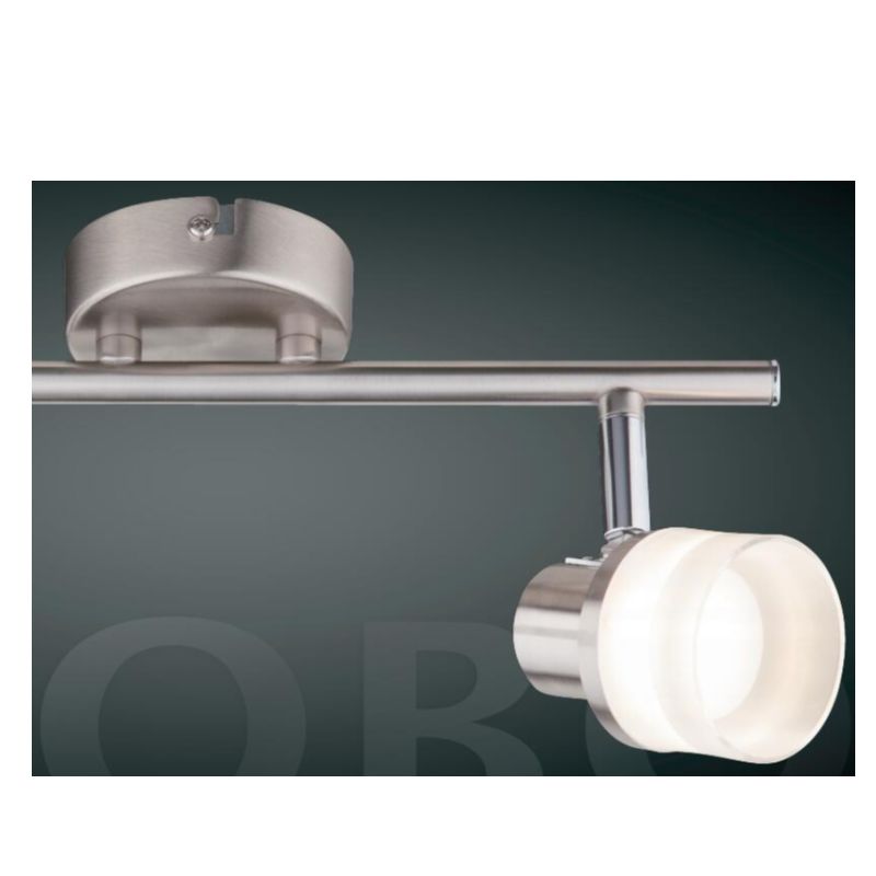 高電圧LEDスポットライト2、シリンダープラスチックシェード付き