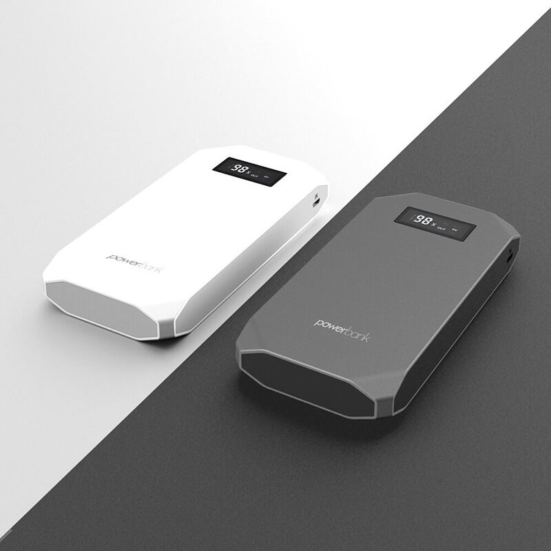 すべてのスマートフォンのための液晶ディスプレイ付き高速充電パワーバンク10000 MHのQC