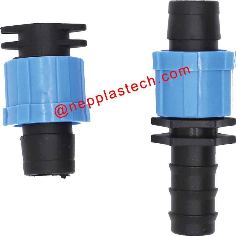 農業農場植物点滴灌漑コンポーネントDn16mmドリップテープコネクタ