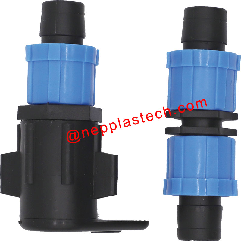 農業農場植物点滴灌漑コンポーネントDn16mmドリップテープコネクタ