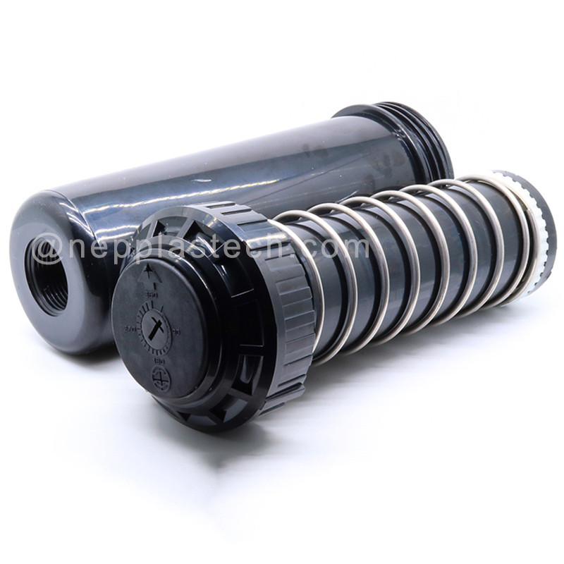 庭の芝生の自動灌漑ポップアップスプリンクラー3\/4インチ埋め込みスプレー角度調整可能なロータリースプリンクラー