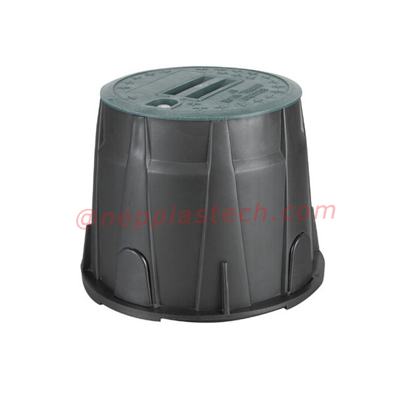 風景ソーラー自動灌漑システム6 10 12インチプラスチックバルブと水道メーターボックス