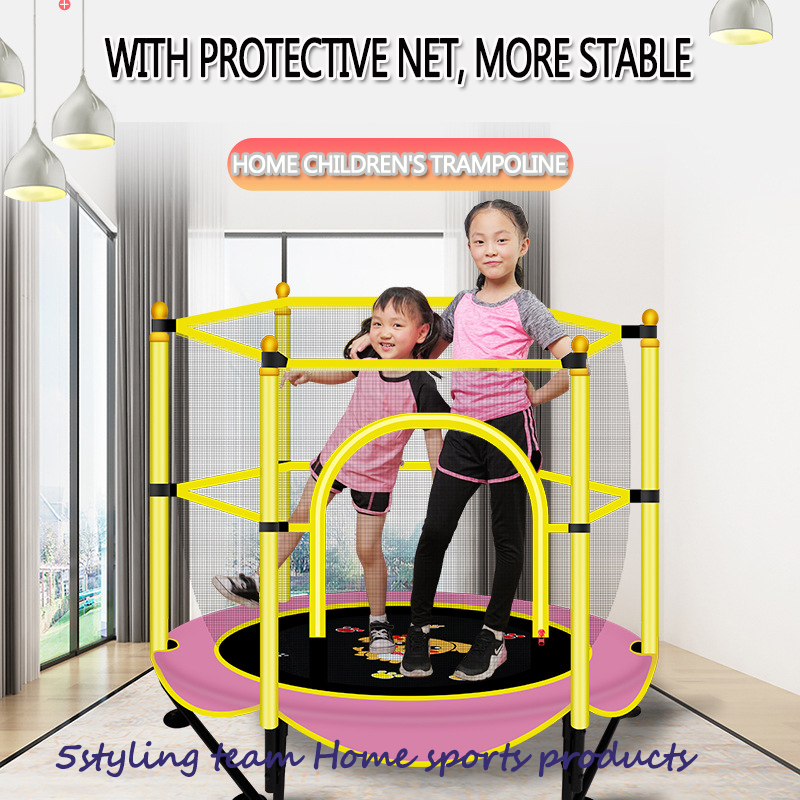 保護ネット子供用バウンスベッド付きの家庭用子供用小型屋内バウンスベッドのメーカーの直接販売