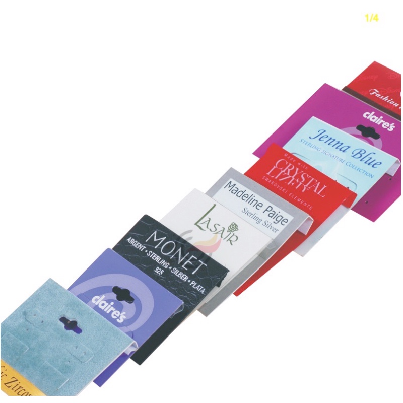 プラスチックジュエリーカード