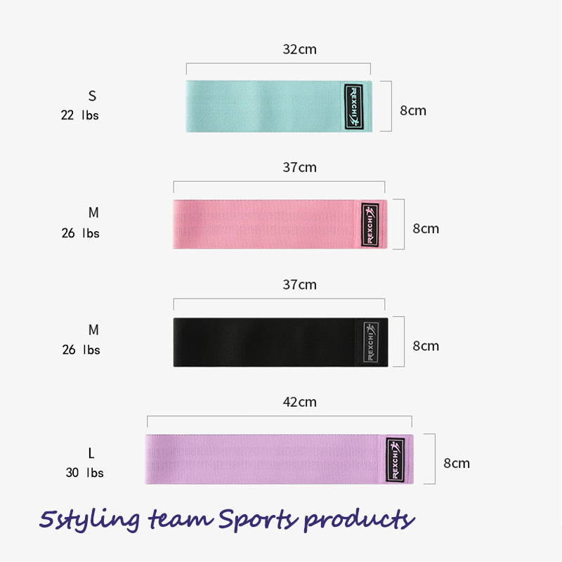 Rexchi \/ Reich Yoga with hip ringヨガの抵抗とスクワットフィットネスエラスティックバンドテンションバンド編み