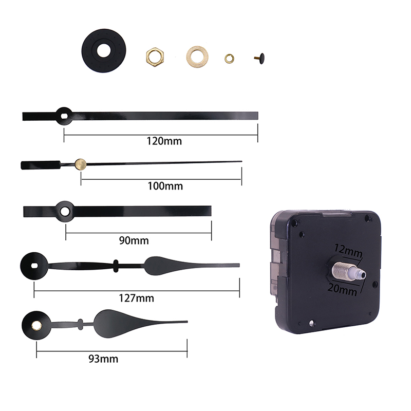 20 mmの水晶の時計機械とHR 9865 HR