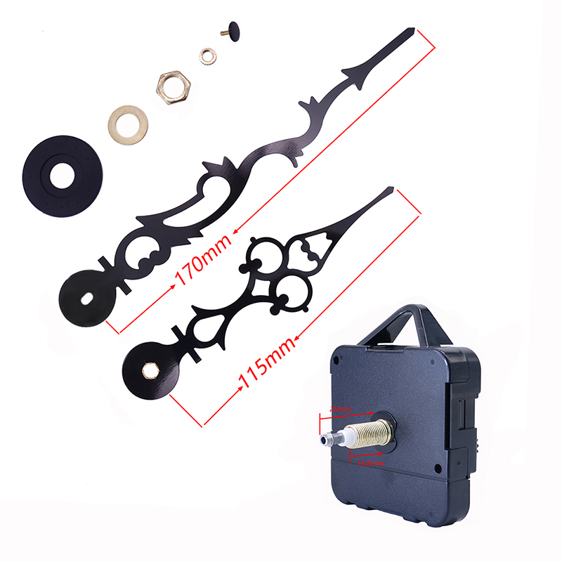 時計の針が付いている卸売15mm大きいトルクIシャフトの壁時計の動き