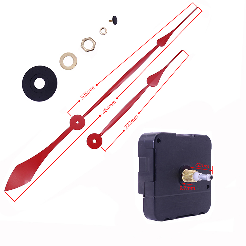 HR1688 17mm高トルクIシャフトクロックメカニズムと蛇行時計の針