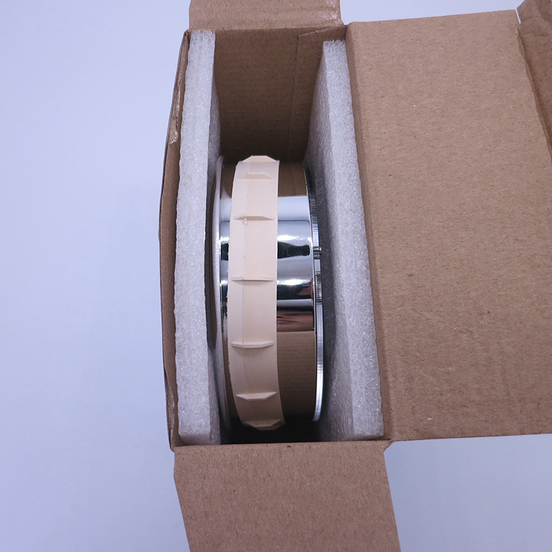 ラグジュアリーシルバー直径133 MMメタルクロックインサート