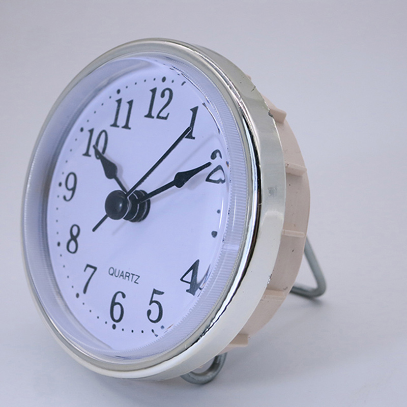 直径65 mm丸い銀の色時計挿入物