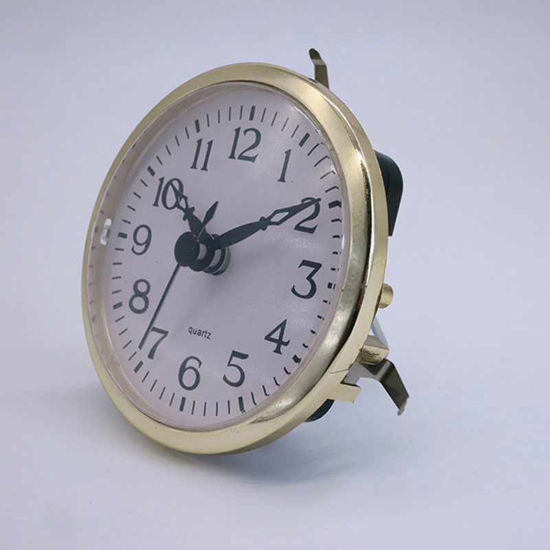 直径75mmゴールドの壁掛け時計インサート