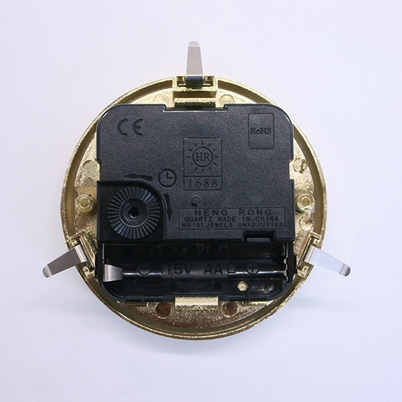 直径75mmゴールドの壁掛け時計インサート