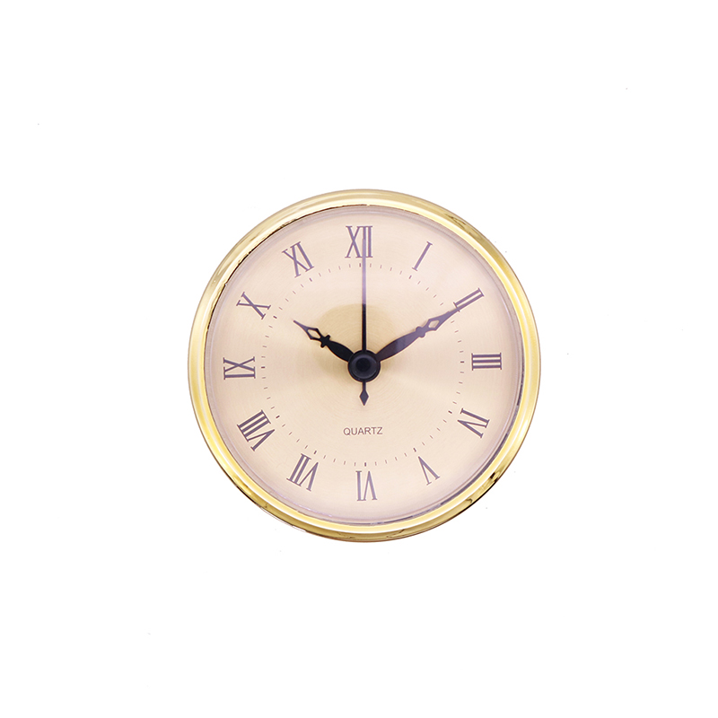 90mゴールデンボトムローマンゴールドウォールクロックインサート