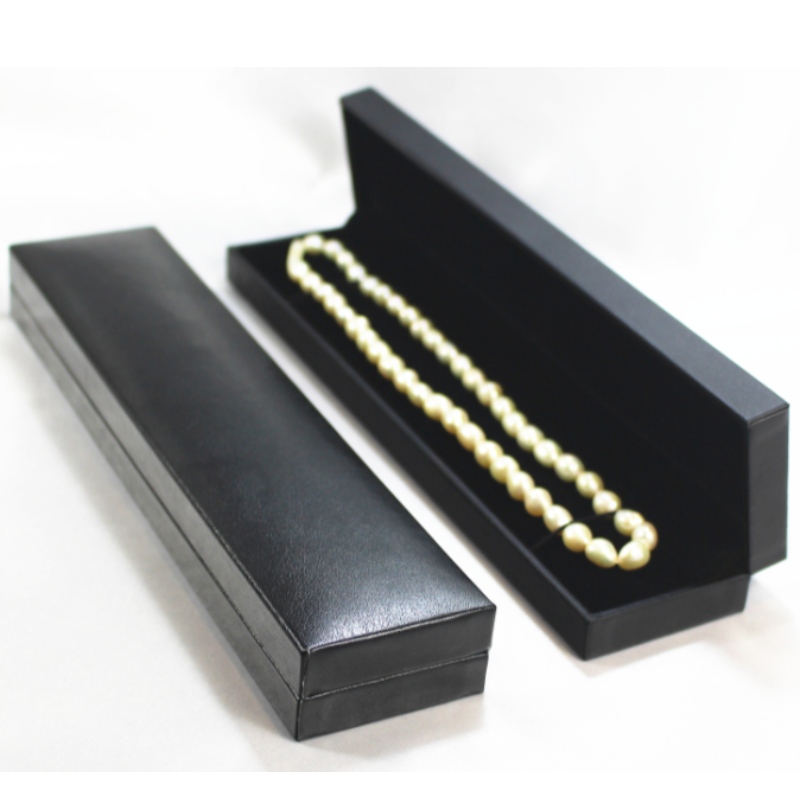 190 * 35 mmのコイン、バッジとネックレスなどのためのアイテムV - 11 s長方形革のペーパー・ボックス。227 * 50 * 28、重さ約130 g