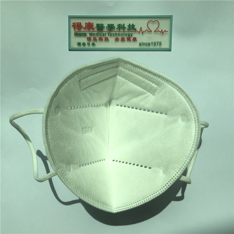 呼吸弁付グレード防塵イヤーループタイプフェイスマスクKN95