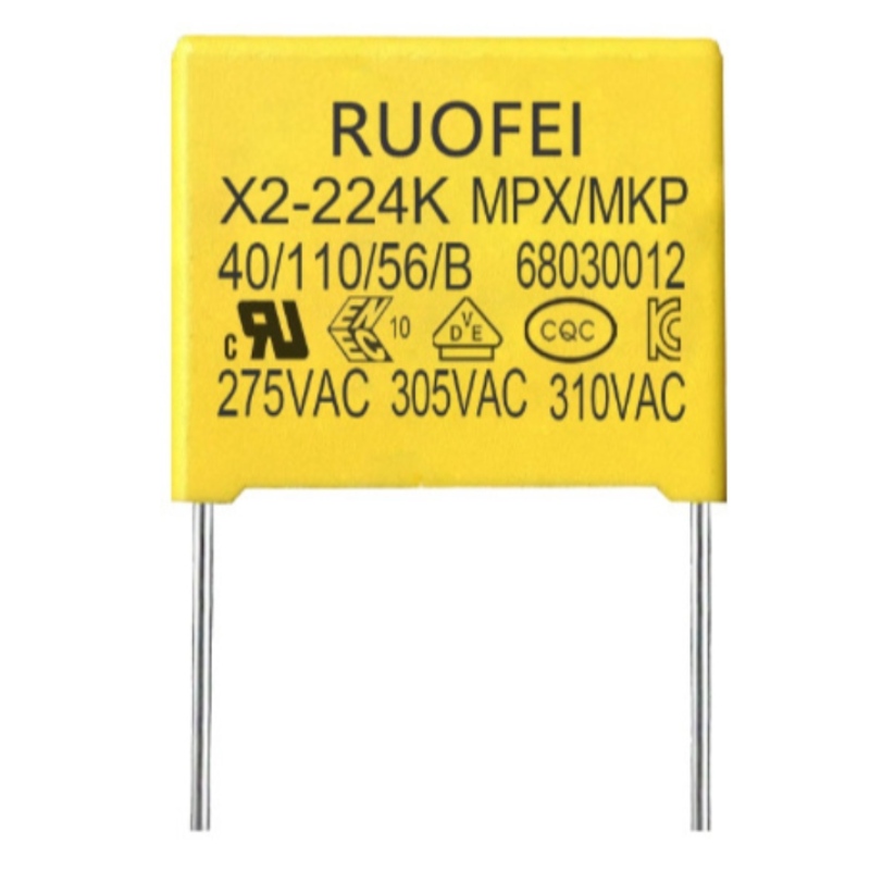 RUOFEIクラスX2フィルムコンデンサ275VセーフティボックスコンデンサAC mkp x2コンデンサ、さまざまな証明書付き