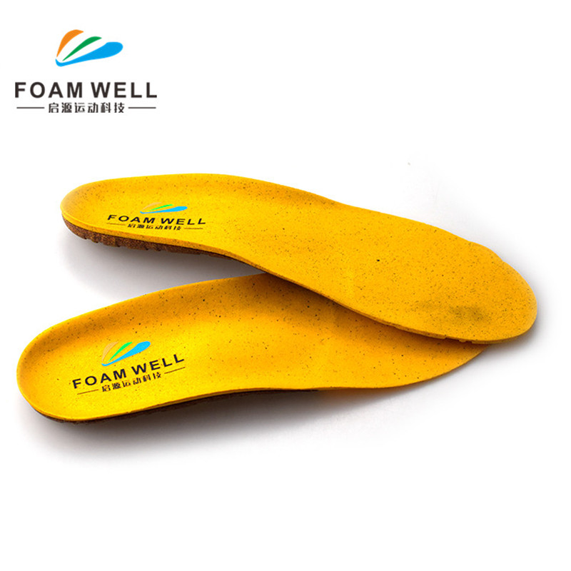 プロカスタム防水フットパッドコルクアーチヒールサポート靴インソール