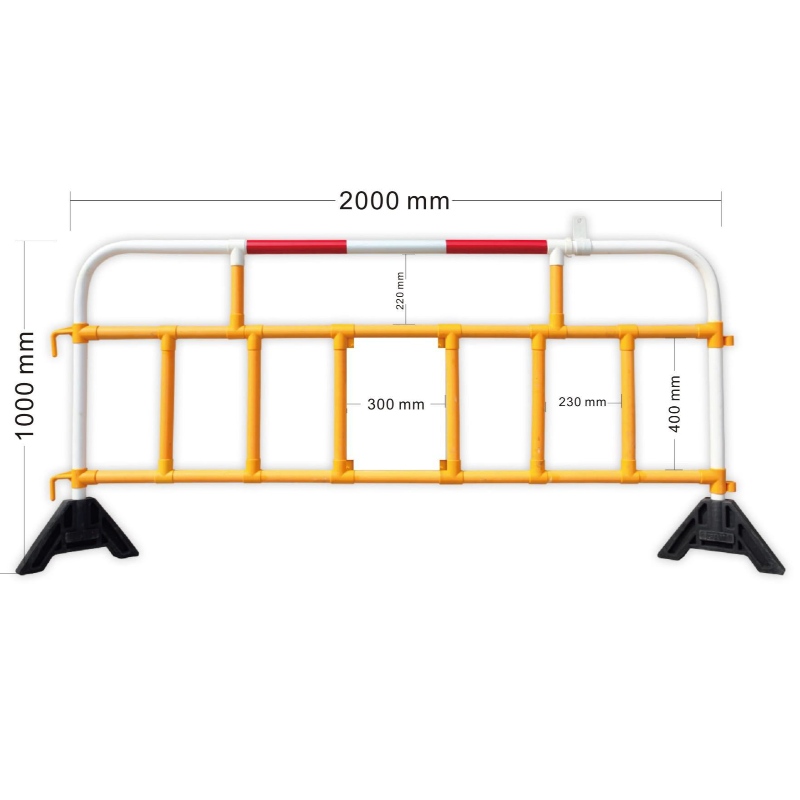 BarreradetráficoValladecontrolde multitudes Barrera SEPARADOR DE CARRETERA APILABLE