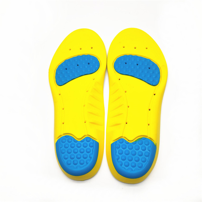 アマゾンベストセラーショック吸収快適インソールPUフォームスポーツ靴足足レリーフ