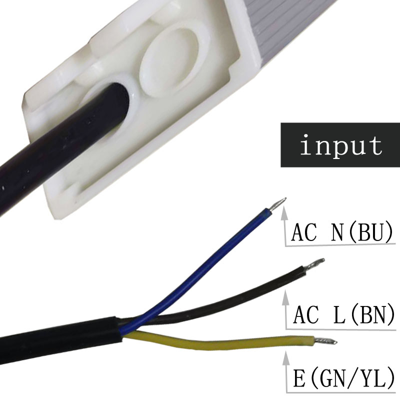 24 V 30 W定電圧水プルーフ低消費電力LED電源