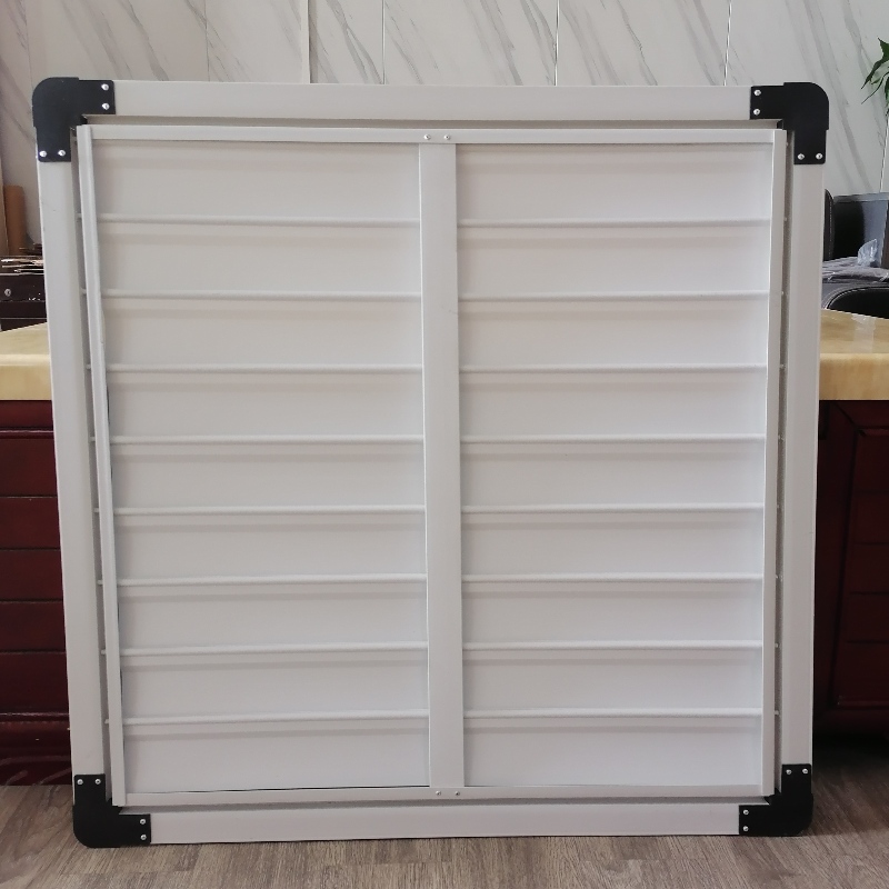 PVCファンブラインド温室養豚場または工場用の陰圧排気ファン用シャッターで新鮮な空気のシフトを取得します