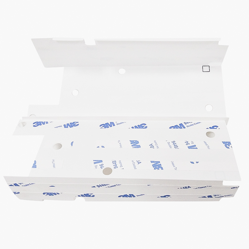 新しい白い絶縁ガスケットge-fr1絶縁シート難燃性PC絶縁シートは型抜き加工成形できます