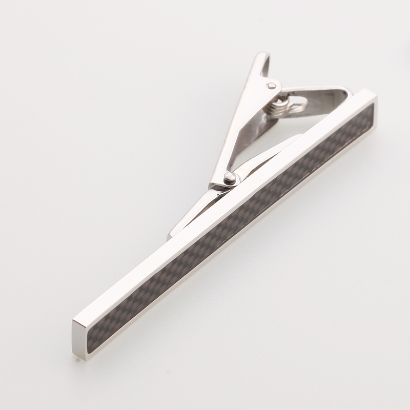 中国製ジュエリーアクセサリーのメンズステンレススチールカーボンタイクリップ