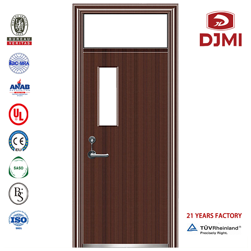 耐火性ダブルリーフエントリー外装スチールドア中国工場2時間ドアシングルダブルスイング窓なし建物用定格防火スチールドア高品質プルーフカラー1.2mm厚防火鋼木製耐火ドアグレードI