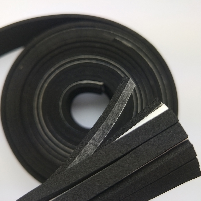 工場では、黒色のEPDMフォーム、難燃性接着フォーム、衝撃吸収およびシーリングフォームを供給しています。ダイカットが可能です。