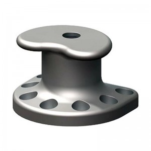 鋳鉄鋼シングル/二重ビットボラード鉄係留ボールードドックヤードイルカ船ヤード