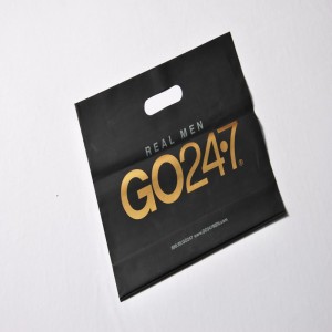 耐久再利用可能なダイカットハンドルショッピングバッグ