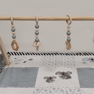 スクエアウッドプレイマット