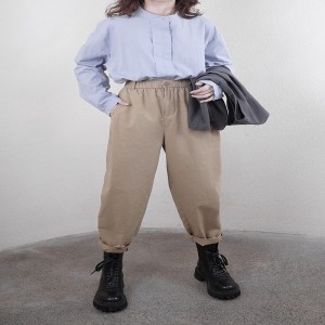 ルーズフィッティングデザインミニマイティスタイリッシュカジュアルソリッドカラーストライプチェックオーバーサイズカスタム