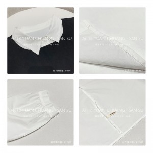 ルーズフィットデザインミニマイザスタイリッシュカジュアルカジュアルカラーストライプチェックオーバーサイズカスタム19507ロングルーズシャツ+ウエストストッキング