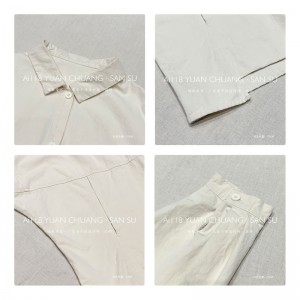 ルーズフィットデザインミニマイザスタイリッシュカジュアルカジュアルカラーストライプチェックオーバーサイズカスタム8839ルーズシャツ