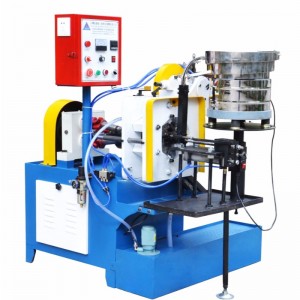 木材ねじ用自動中空管ねじ転動機