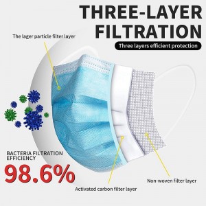 3プライ使い捨てマスク