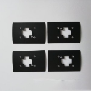 難燃性PC絶縁シートGE-EFR95絶縁シート黒色耐火絶縁ガスケット