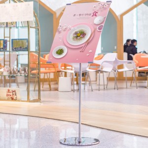 TMJPP-557安い屋外ポスターロールアップバナーフレーム広告ディスプレイスタンド