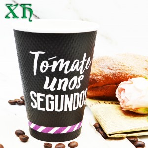 12オンスの波紋壁自動販売紙コップ