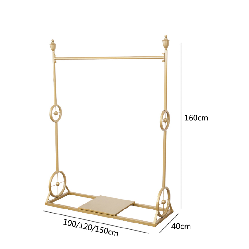 TMJ PP - 565多機能高さ調節可能な金の金属服表示台