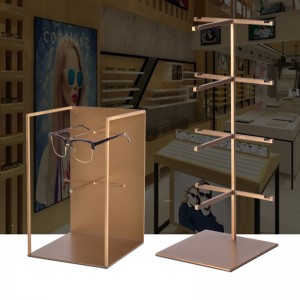 TMJPP-568フロアスタンディングニューデザインファッションメタルアイアンサングラスディスプレイラック