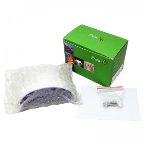 ソーラー半円ウォールランプ