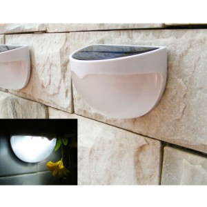 ソーラー半円ウォールランプ