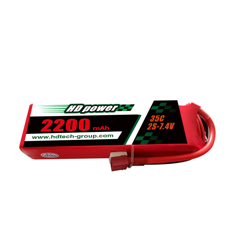 HD POWER 2200mAh 35C 2S7.4Vリポバッテリー