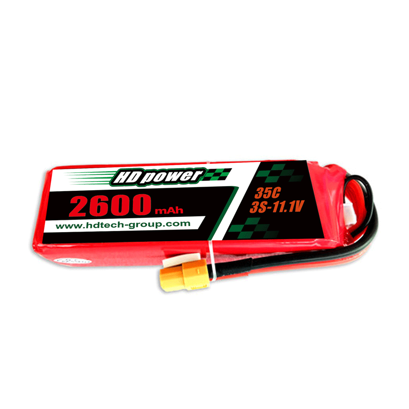 HDPOWER 2600mAh 35C 3S11.1Vリポバッテリー