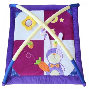 スクエアプレイマット-ウサギ