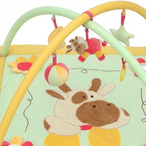 スクエアプレイマット-牛