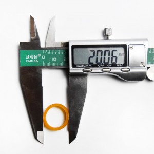 メーカーカスタマイズ08 * 2黄色透明データケーブルストラップリングアンチエイジング高温耐性と壊れない輪ゴム